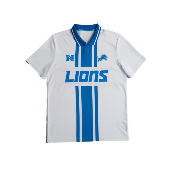 Detroit Lions Soccer Football Jersey 2025 1 2
