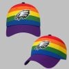 Eagles Coach Nick Sirianni Rainbow Hat 0