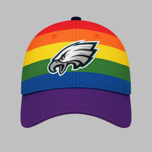 Eagles Coach Nick Sirianni Rainbow Hat 1