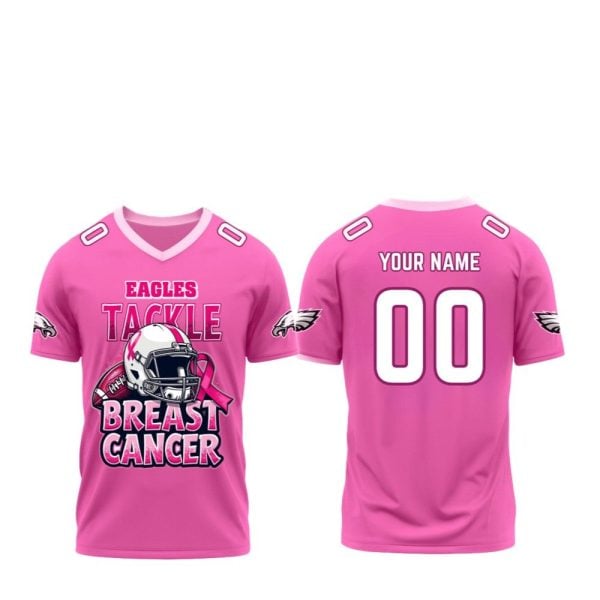 Eagles Tackle Breast Cancer Jersey 2025 1 2