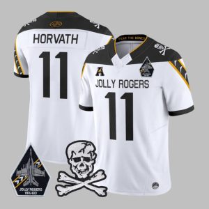2025 Navy Midshipmen Jolly Rogers VFA-103 Horvath Jersey