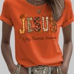 Fall Jesus Is My Favorite Season Shirt