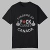 Fingers Up Fuck Carney Canada Shirt 2025 0 0