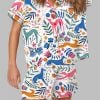 Floral Greyhound Whippet Pajama Set 4 Floral Greyhound Whippet Pajama Set 2