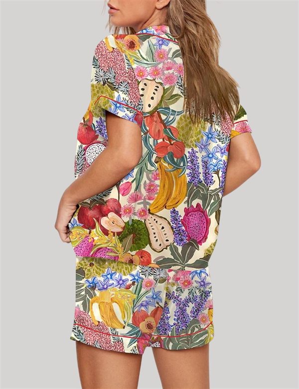 Fruit All The Colours Of The Rainbow Pajama Set 2