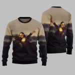 Funny Mona Lisa Ugly Sweater Christmas 2025
