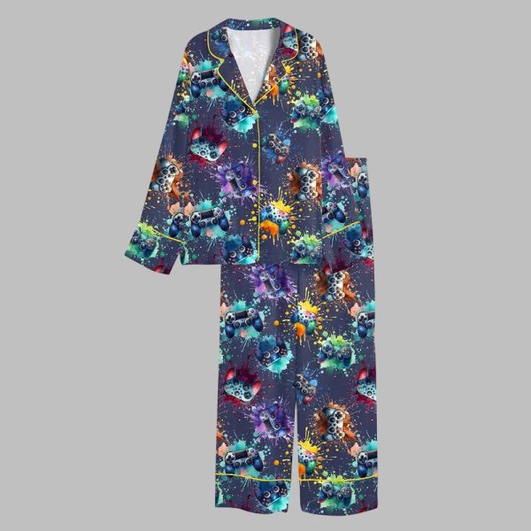 Gaming Game Remote Gamers Pajama Set 2