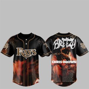TB Rays Chris Brown Breezy Bowl XX Stadium World Tour 2025 Jersey
