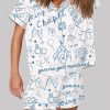 Going To The Chapel Gonna Get Married Bachelorette Bride Wedding Art Pajama Set 3