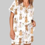 Golden Retriever Cottagecore Pajama Set