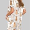 Golden Retriever Cottagecore Pajama Set 2