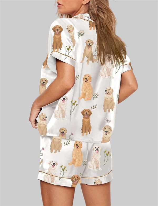 Golden Retriever Cottagecore Pajama Set 2