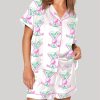 Golf Cocktail Club Summer Design Pajama Set 1