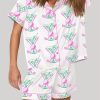 Golf Cocktail Club Summer Design Pajama Set 3