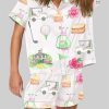 Golf Masters Augusta Watercolor Golf Print Pajama Set 3