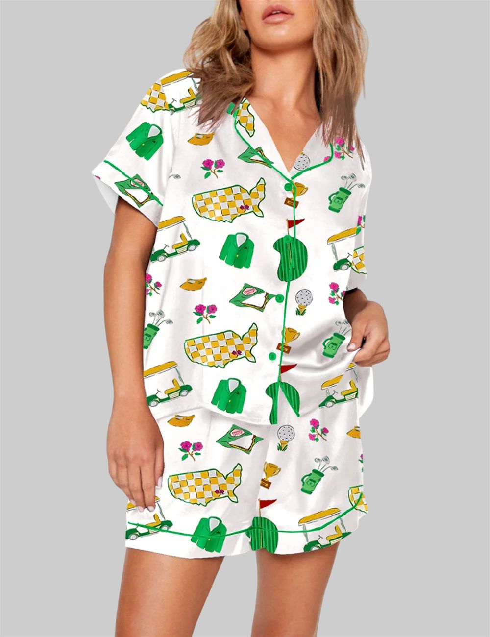 Golf Short Sleeve Pajama Set 1 Golf Short Sleeve Pajama Set 1