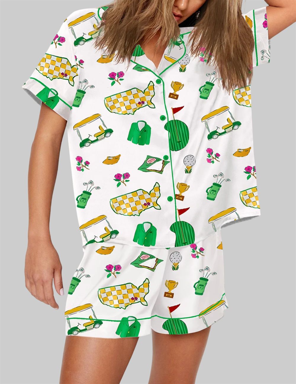 Golf Short Sleeve Pajama Set 3 Golf Short Sleeve Pajama Set 3