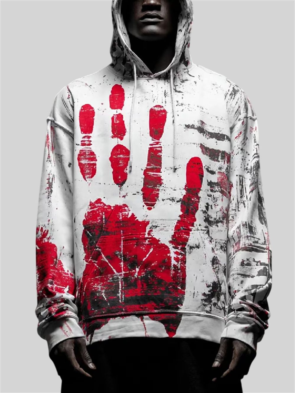 Halloween 2025 Blutfleck Print Hoodie Halloween 2025 Blutfleck Print Hoodie