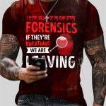 Halloween 2025 I'm The Villain Of My Own Story Forensies Expert Shirt