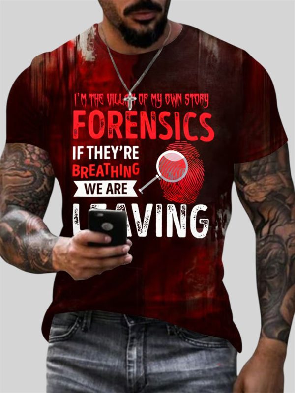 Halloween 2025 I'm The Villain Of My Own Story Forensies Expert Shirt