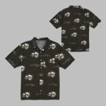 Halloween 2025 Skeletons In The Grass Hawaiian Shirt
