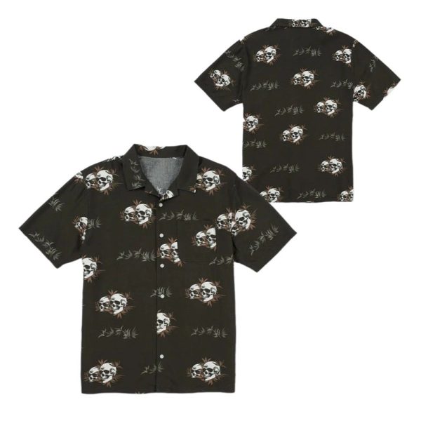 Halloween 2025 Skeletons In The Grass Hawaiian Shirt 1 2
