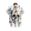 Halloween 2025 Skull Butterfly Hawaiian Shirt 1 2