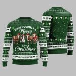 Have Yourself A Mooey Little Christmas Ugly Christmas Sweater