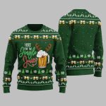 Here For The Jingle Juice Ugly Sweater Christmas 2025