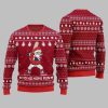 Ho Ho Home Run Funny Baseball Ugly Sweater Christmas 2025 4