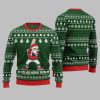 Ho Ho Home Run Funny Baseball Ugly Sweater Christmas 2025 5