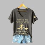 Home Of The Wicked Witch And Her Pack Of Dogs Printed T-Shirt