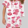 Homebody Cocktail Girl Social Club Retro Disco Ball Margarita Pajama Set 2