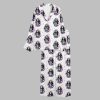 Horror Halloween Retro Mama Winter Coffee Pajama Set 2