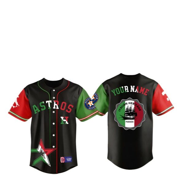 Houston Astros Columbus Parade Italian Heritage Night 2025 Jersey 1 2