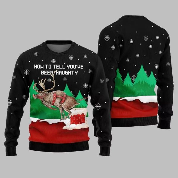 How to Tell Youve Been Naughty Ugly Sweater Christmas 2025 1