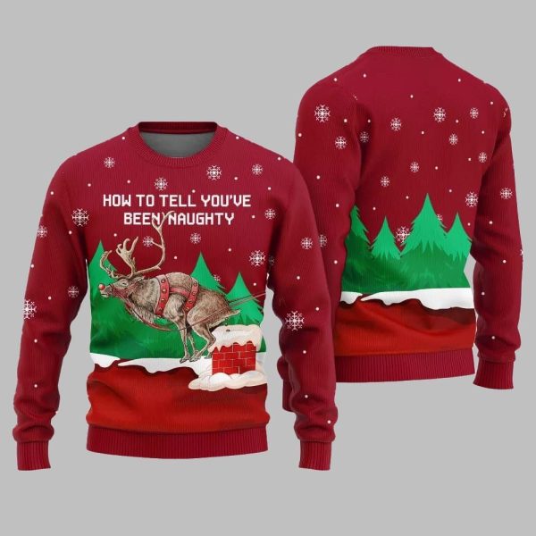 How to Tell Youve Been Naughty Ugly Sweater Christmas 2025 3