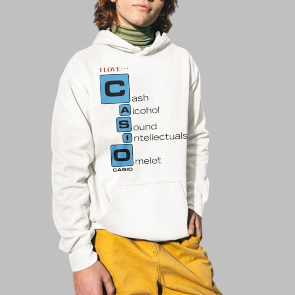 I Love Cast Alcohol Sound Intellectuals Omelet Casio Shirt 2 1