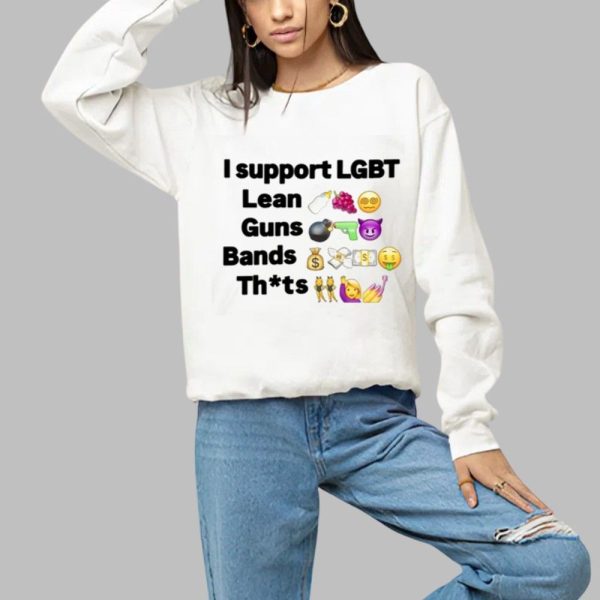 I Support Lgbt Lean Guns Bands Shirt 1 a