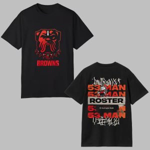2025 Cleveland Browns 3 Man Roster Shirt 0 0