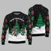 In My Feral Area Raccoon Ugly Sweater Christmas 2025 2