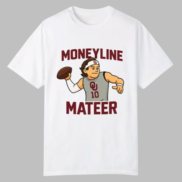 John Mateer Moneyline Mateer Sooners Shirt 0 0