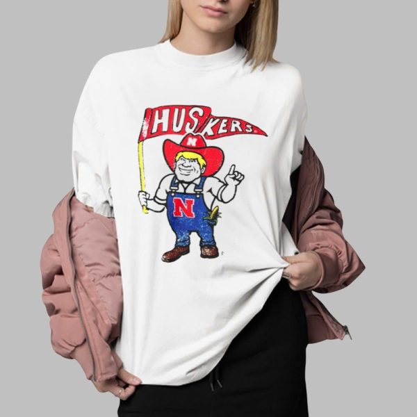 Jordyn Frahm Nebraska Huskers Mascot Flag Shirt 0 2 2