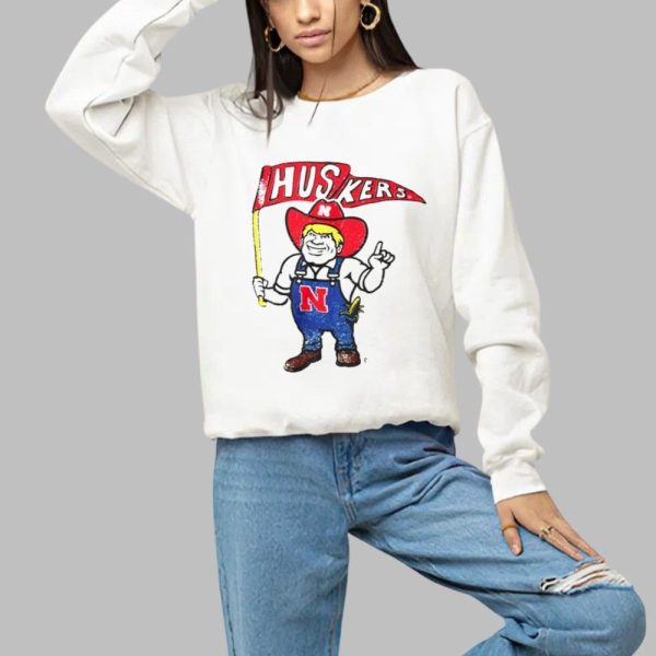 Jordyn Frahm Nebraska Huskers Mascot Flag Shirt 1 a 2