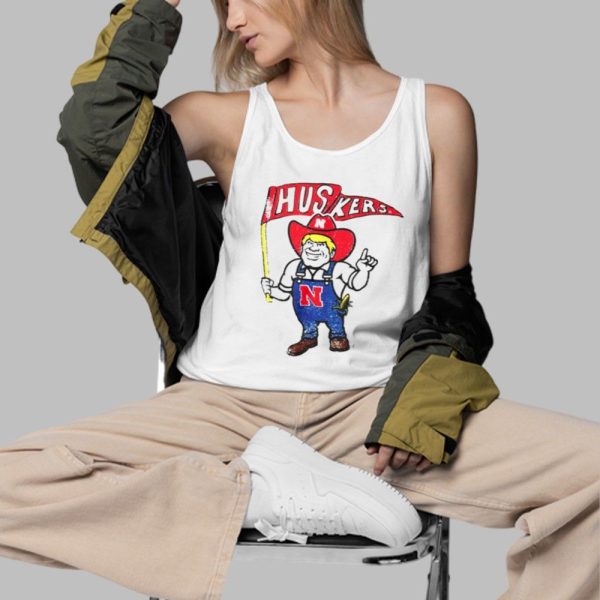 Jordyn Frahm Nebraska Huskers Mascot Flag Shirt 3 d 2