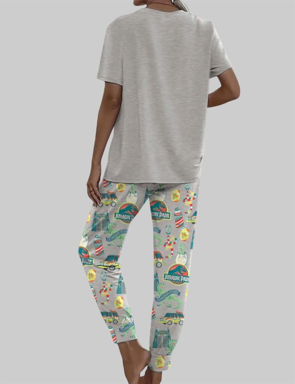 Jurassic Dinosaur Park Casual Pajama Set 2