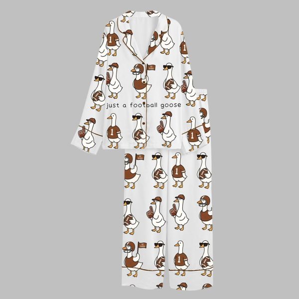 Just A Football Goose Game Day Pajamas Set 2