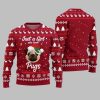 Just a Girl Who Loves Pugs Ugly Sweater Christmas 2025 4