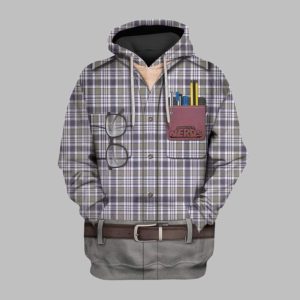 2025 Halloween The Day the Earth Stood Still Nerd Costume Hoodie 1 1