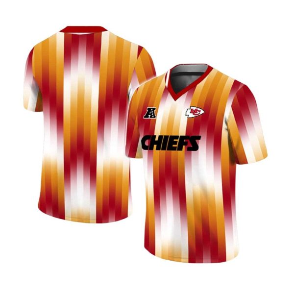 Kansas City Chiefs Soccer Football Jersey 2025 1 2